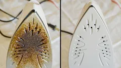 Černý povlak na žehličce? Takhle ho odstraníte bez poškrábání